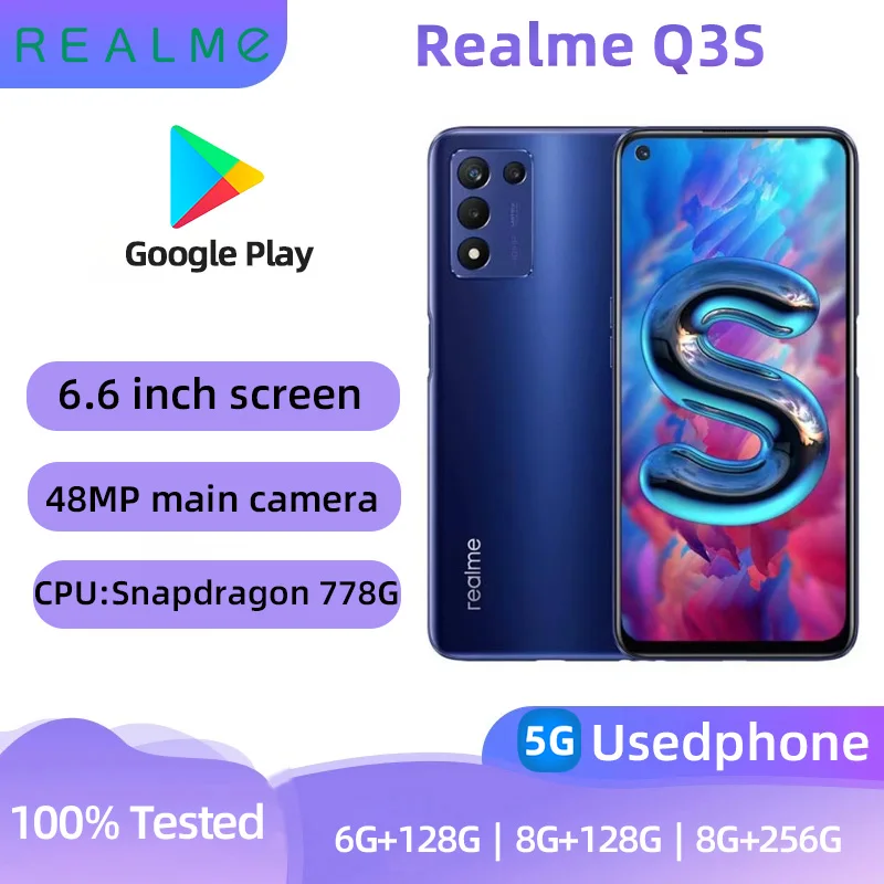 Realme Q3S 5g Smartphone CPU Snapdragon 778G 6.6