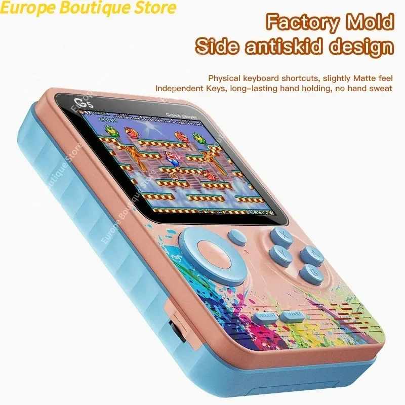 HOT G5 Mini TV Draagbare Klassieke Handheld Retro Video Game Console Ingebouwde 500 Game 3.0 Inch Spelers Scherm