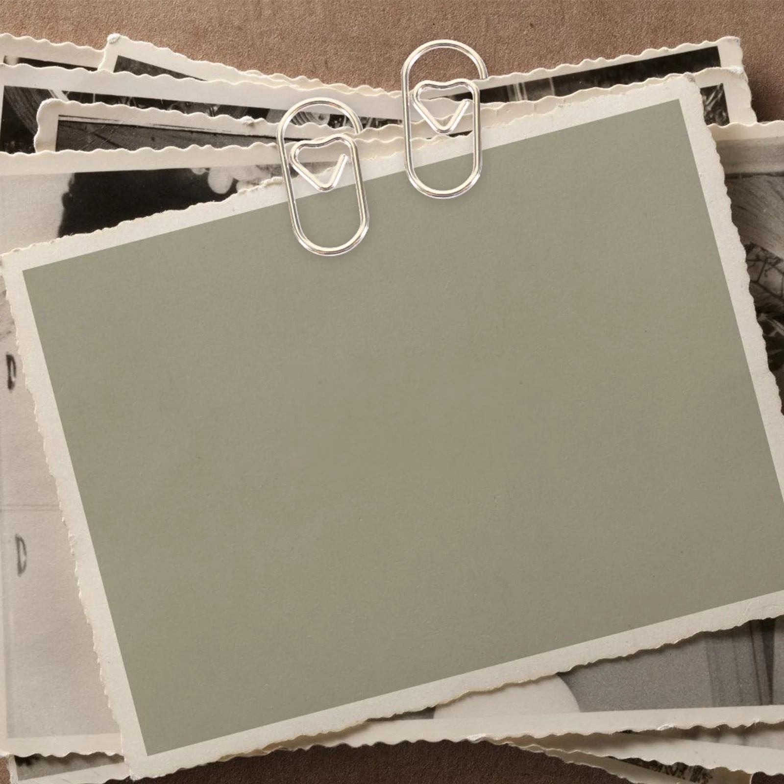 COHEALI 150pcs Mini Paper Clips Metal Binder Clips for Office Document Filing Vintage Clamps Bookmark Stationery