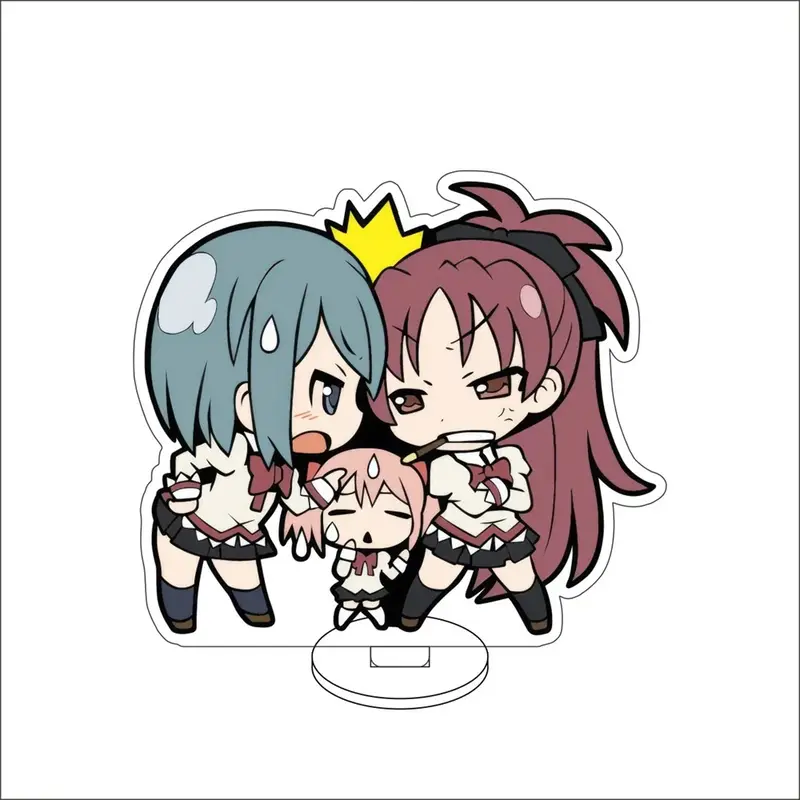 10CM Charm Anime Puella Magi Madoka Magica Acrylic Stand Model Cosplay Characters Ornament Accessories Goods Collection Gifts - Image 9