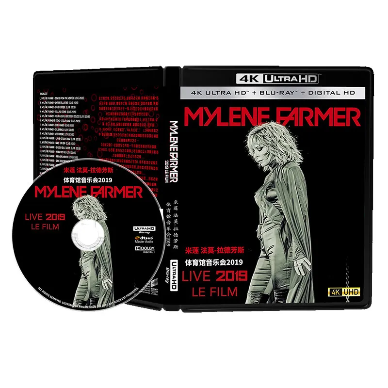 Mylène Farmer: 2019 - Le Film (2019) 4K UHD Blu-ray-Disc mit Panorama-Sound und ohne chinesische Schriftzeichen