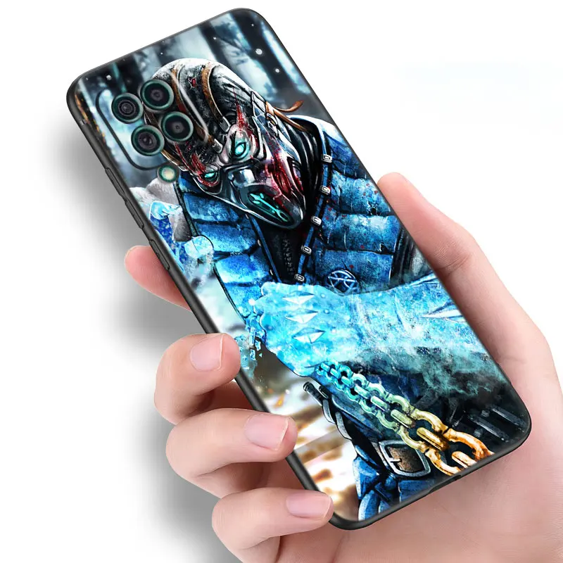 Game Mortal Kombat Black Phone Case For Samsung Galaxy A04S A12 A22 A32 A50 A51 A70 A71 A73 5G A03 Core A20E A21S A31 A41 Cover