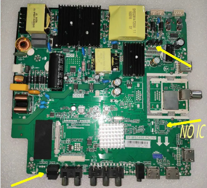 TP.MS3458.PC757 motherboard 4K LED screen For 37-65inch 43INCH 50inch 55inch 5 different board option