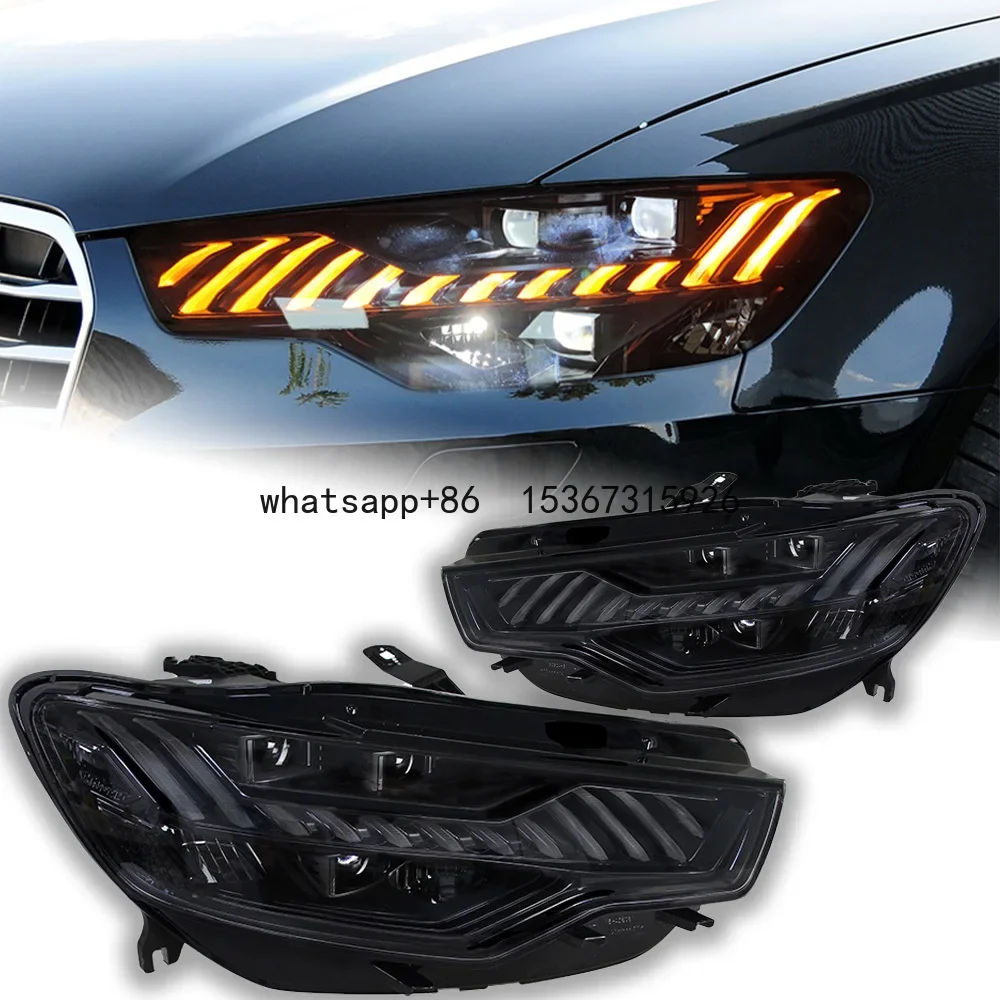 

Car Lights for Audi A6 Headlight Projector Lens A7 Design Dynamic Signal Head Lamp A6 C7 LED Headlights Drl Automotive Accessory