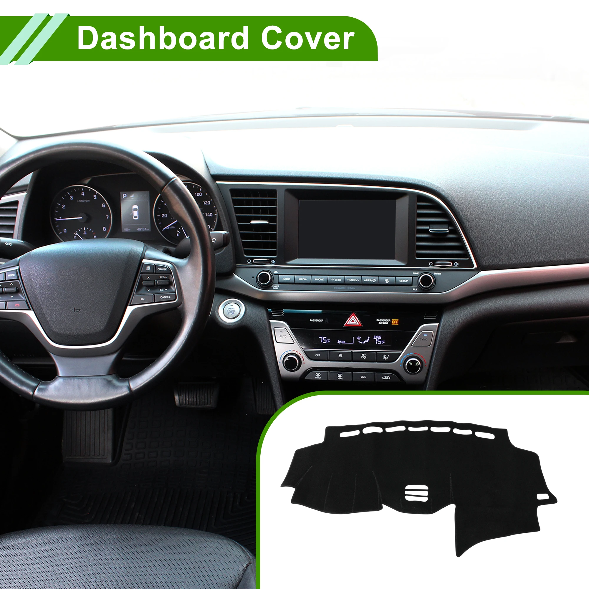 

Крышка приборной панели UXCELL для Lexus Rx330 2004-2006, коврик без приборной панели, черный, 1 шт.