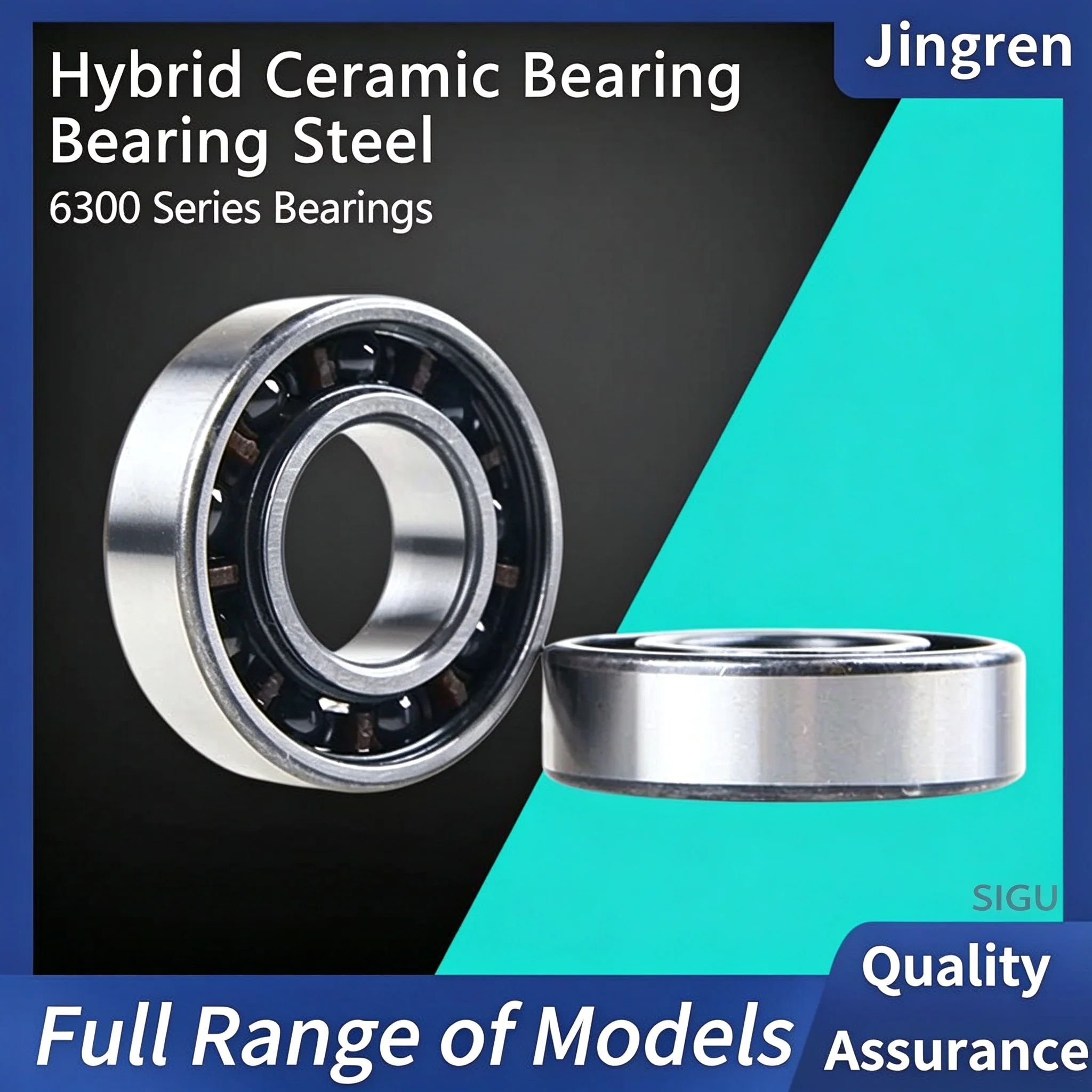 6306 6307 6308 6309 6310 6311-ZZ-2RS  Bearing Steel Hybrid Ceramic Bearings  Corrosion Resistant
