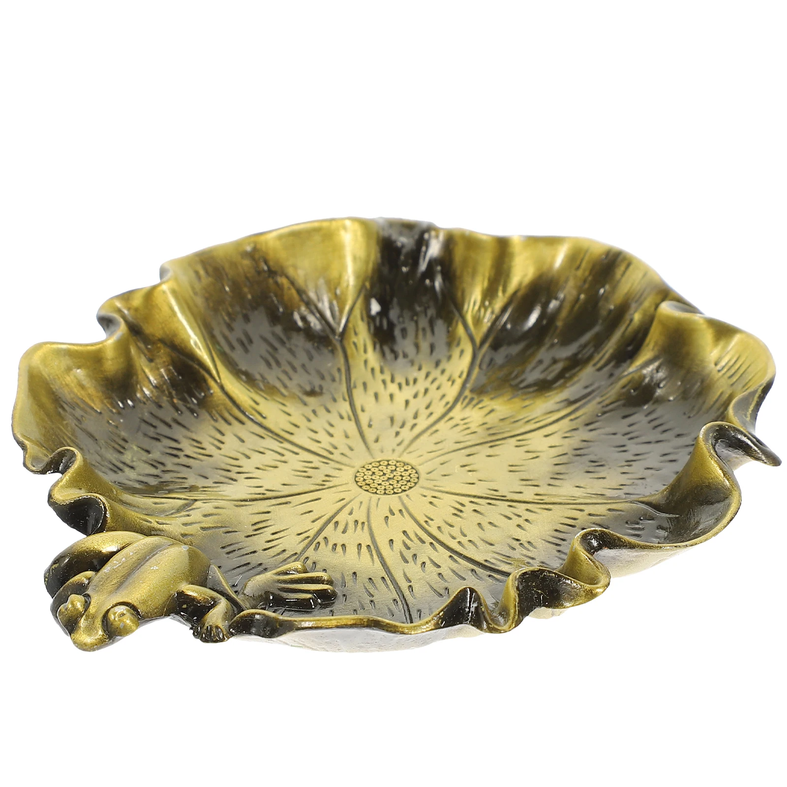 الضفدع فرشاة معدنية غسالة طبق الحبر الزخرفية الرجعية نمط سبائك الزنك حاوية المياه للخط اللوحة الثقافة الصينية #6