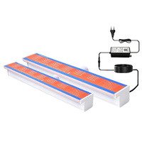 RGB LED Waterfall Descent Fountain Light 300mm Length DC12V 12W Swimming Pool Cascade Decorative Wall Hanging Fountain Spillway