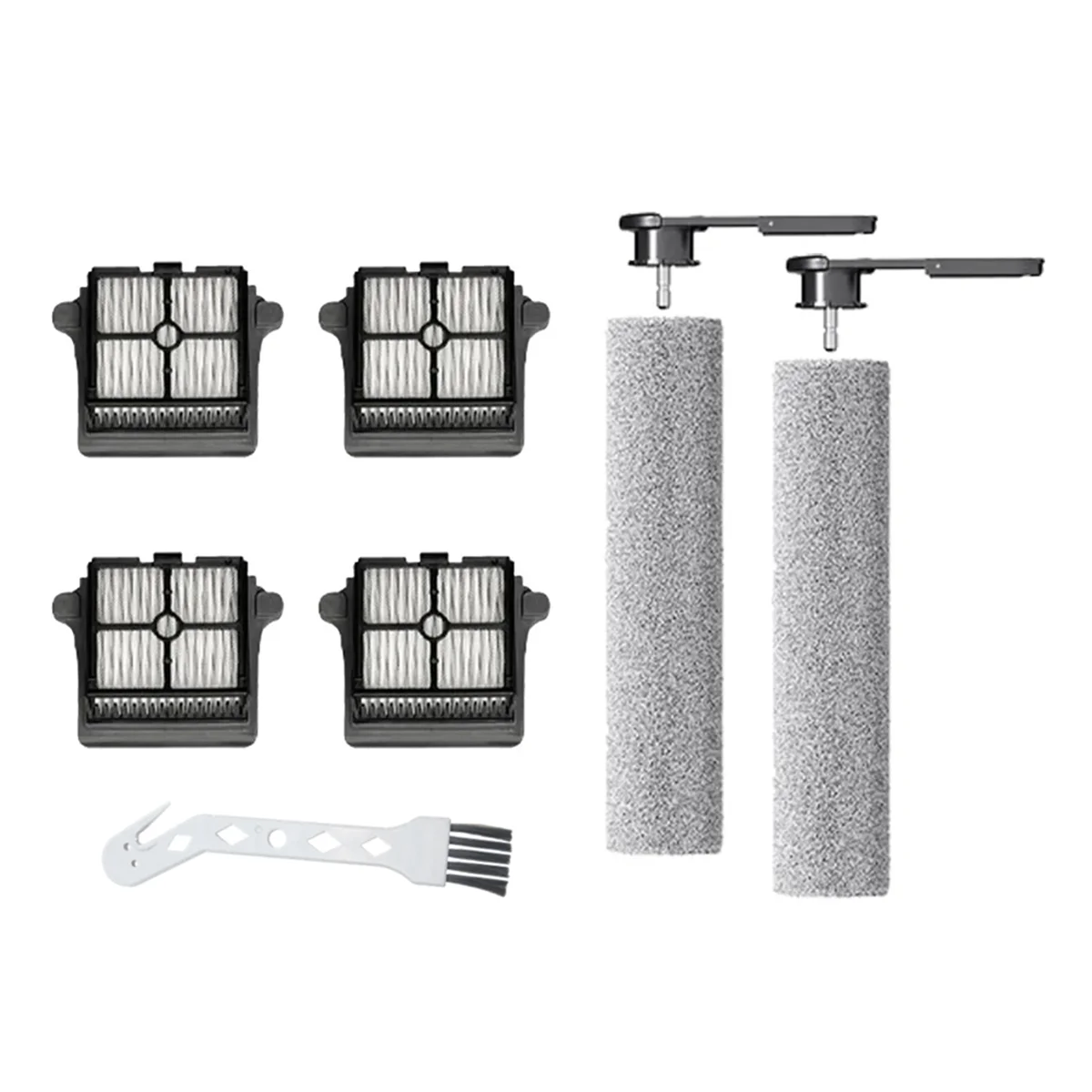 A66T For Tineco S6/S7Pro Version 2 / S6Plus Acessories Bidirectional Rotating Detachable Roller Brush Hepa Filter Parts