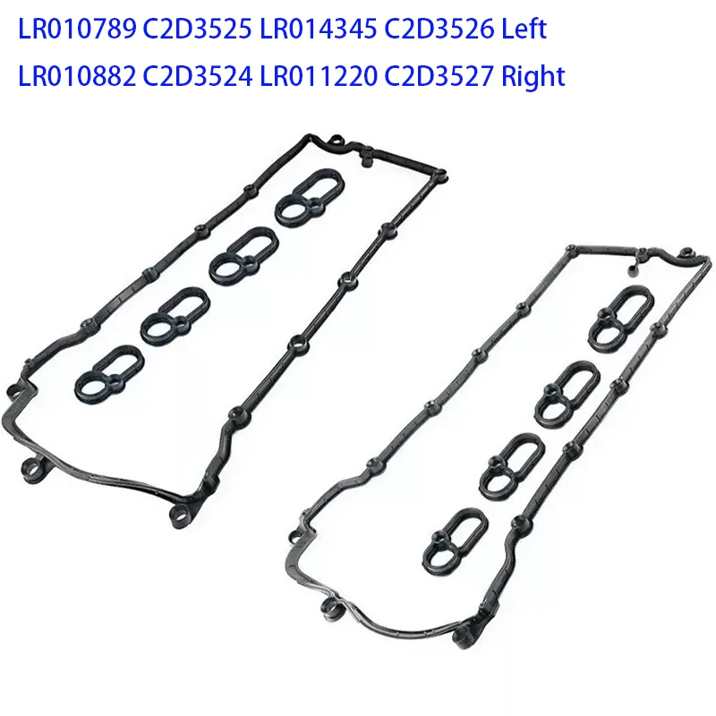 FOR Jaguar Land Rover XF XJ XKR XK F-Type Range Rover Sport LR4 AJ133 5.0L V8 Valve Cover Gasket Set OEM LR010789 LR010882