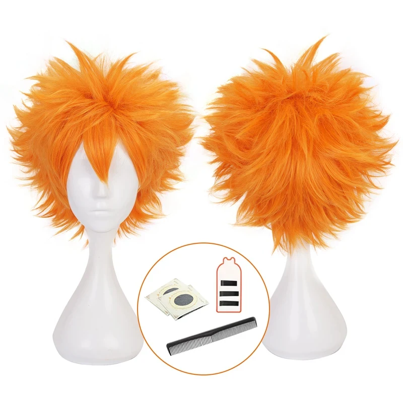 Peluca de Cosplay de Haikyuu: Hinata Shouyou, Kuroo Tetsuro, Kageyama Tobio, Yachi Hitoka, Tsukishima Kei, Nishinoya Yuu, Oikawa Tooru3'd,5;h.9/