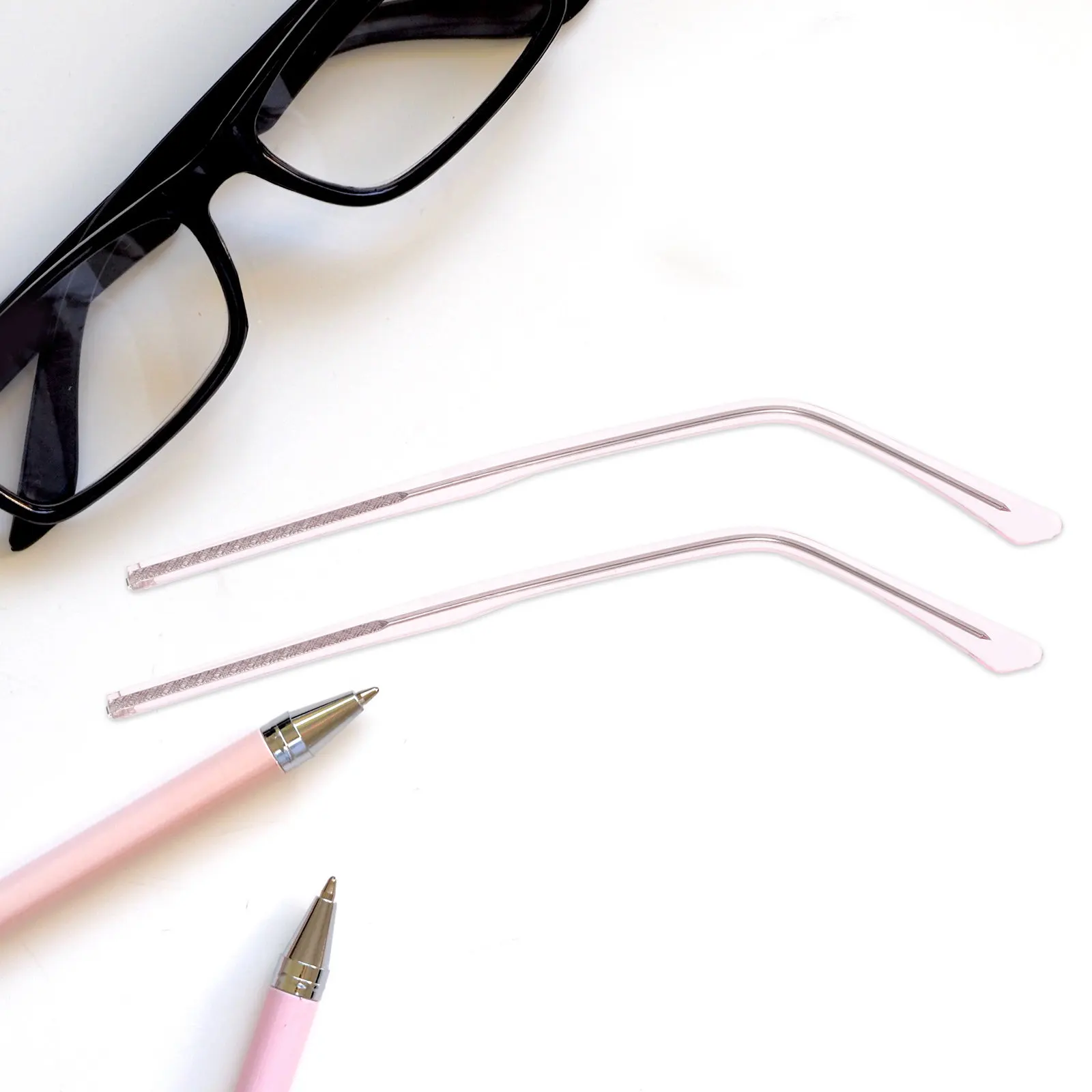 

1 Pair Hypoallergenic Metal Glasses Temple Arms Replacement For Eyeglasses Sunglasses Comfortable Pressure-Free