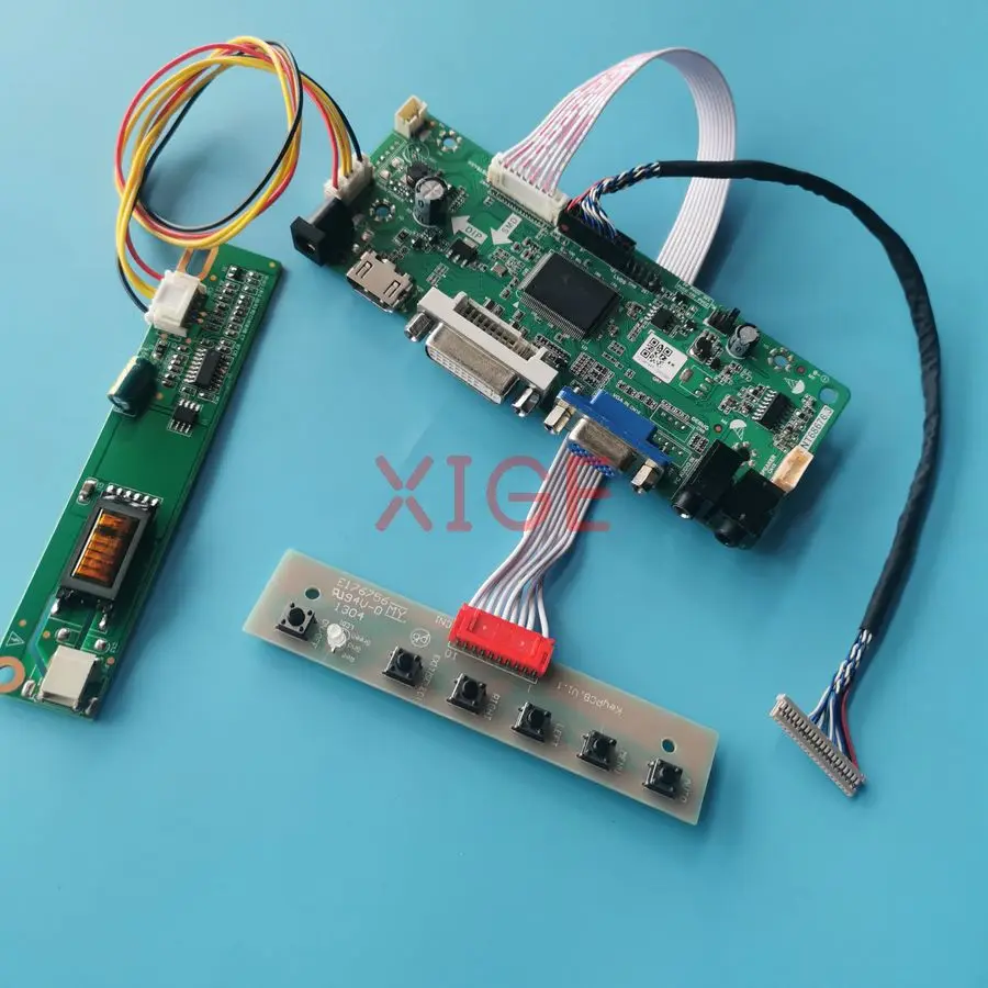 

For LTM12C278E LT121SS TM121SV G104SN02 LCD Matrix Controller Drive Board Kit DIY 800*600 VGA+DVI+HDMI 1-CCFL LVDS-20Pin 800x600