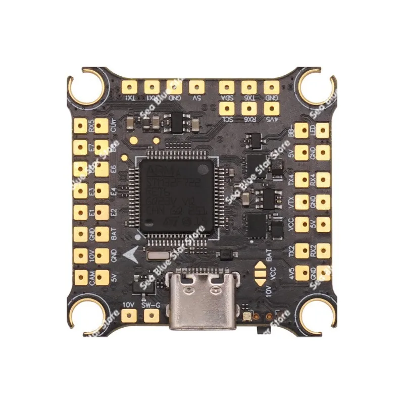 Double gyroscope f722 flight control 30 * 30 analog digital fpv crossing machine supports bf inav