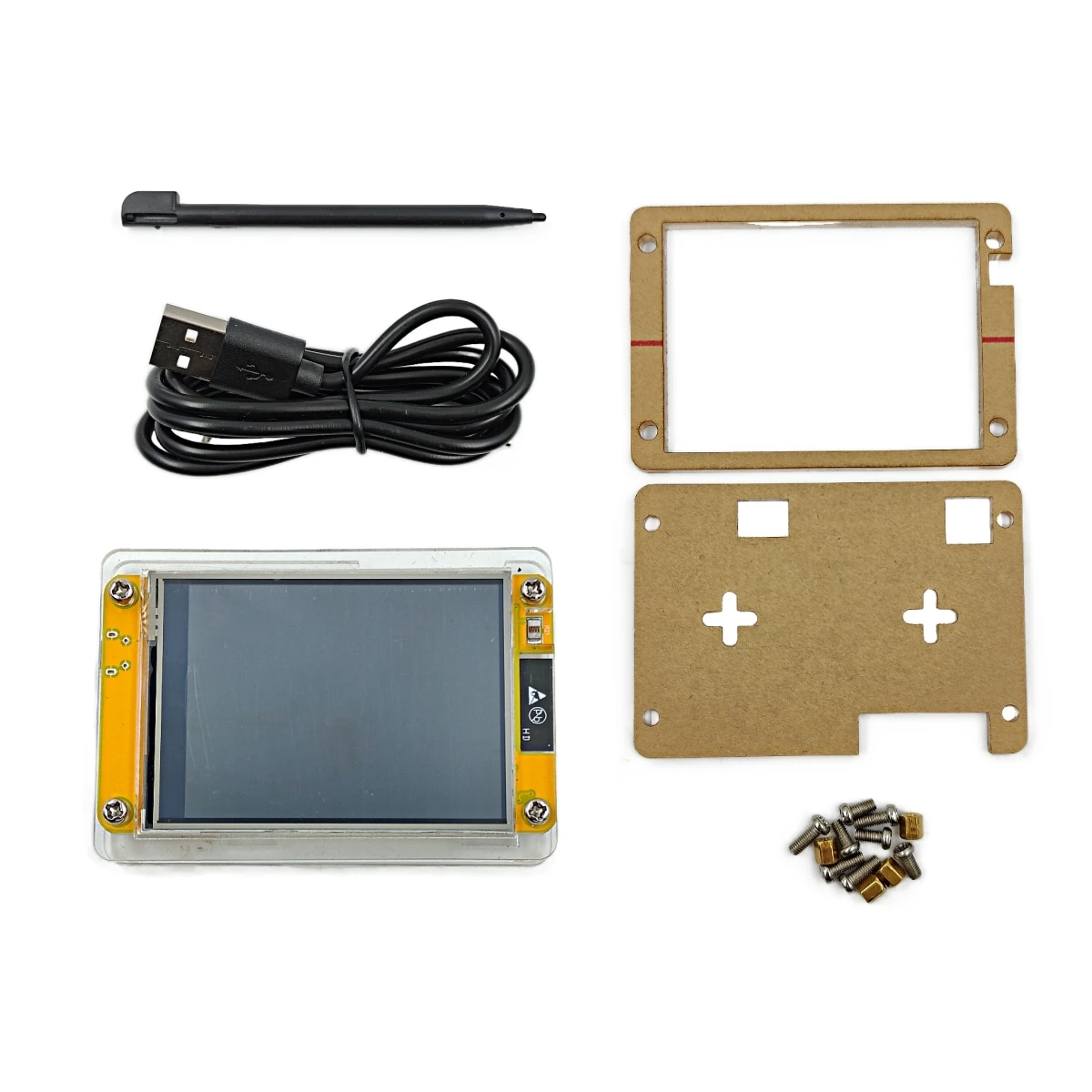 Fozriybefy NerdMiner V2 BTC Lottery Miner – 377 KH/s Hashrate, ESP32-S3, 2,8" Smart Display, Solo/ Pool Mining, WLAN, Bluetooth