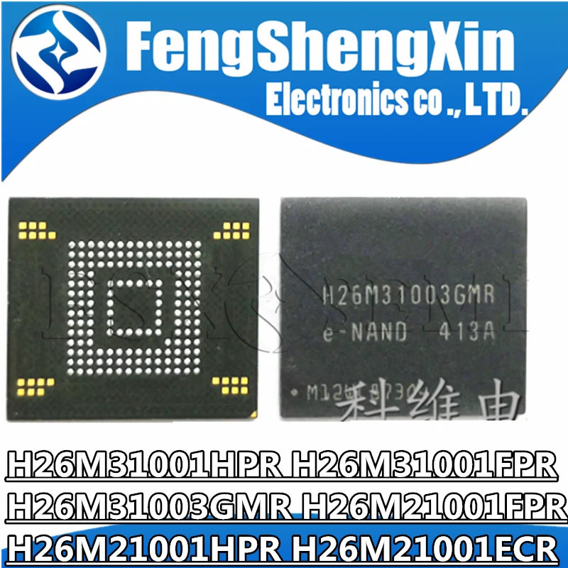 

(2-5-10)pcs/lot H26M31001HPR H26M31001FPR H26M31003GMR H26M21001FPR H26M21001HPR H26M21001ECR BGA memory chips