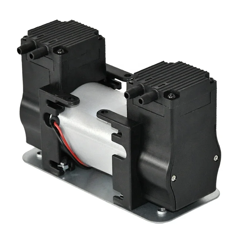 75kpa 12V/24V/220V Small DC Vacuum Piston Pump Air Compressor Pump Head For Printing Machine Or Vacuum Packing