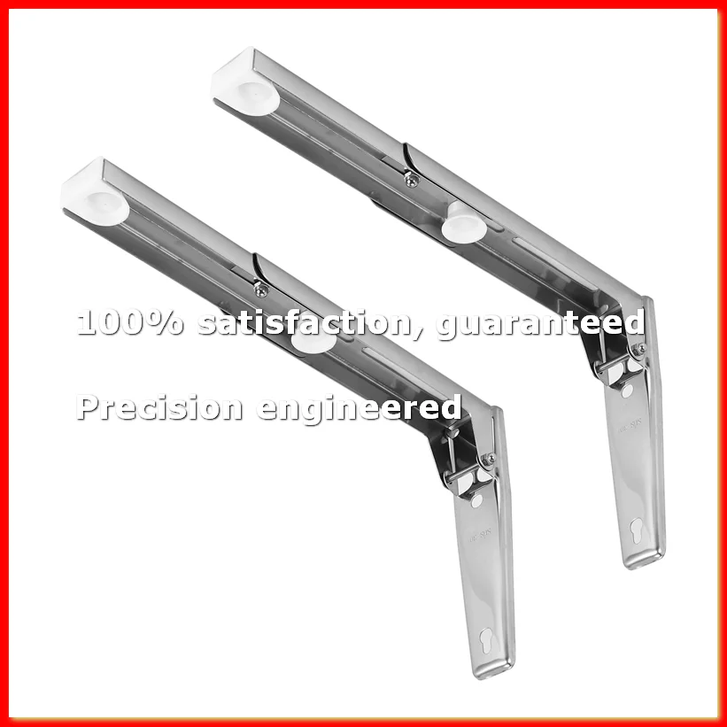 

Support Frame Steel Foldable Stretch Shelf Rack Microwave Oven Wall Mount Bracket Stainless Silver-A13G