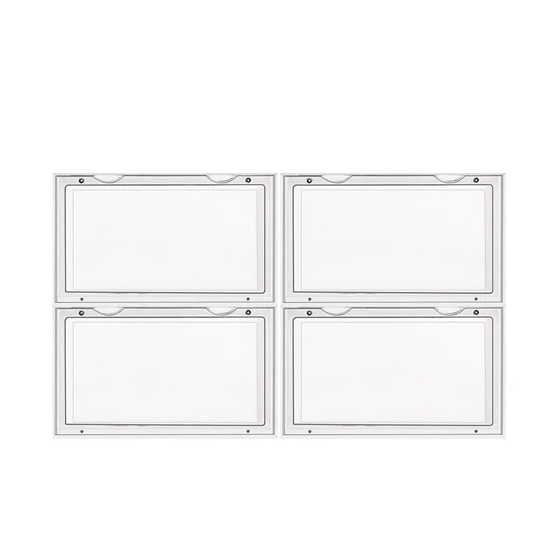 Household Storage Shoe Boxes Transparent Stackable Living Room Shoe Cabinet Storage Organizer Szafka Na Buty Home Furnitures