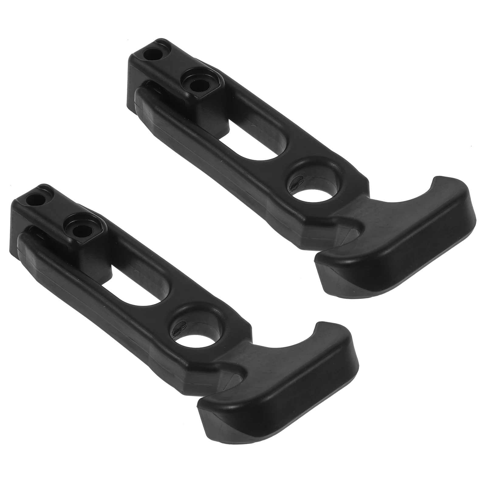 

2Pcs Elastic Rubber Handle Latches Flexible Heavy Duty T-Handle Hasp Car Hood Toolbox Cabinet Freezer Hatch Lock