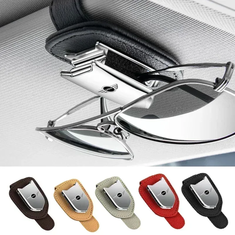 

Car Logo Sunglass Fastener Ticket Clip For bmw MINI Cooper F54 F55 F56 F57 F60 R50 R52 R53 R55 R56 R57 R58 R59 R60 Accessories