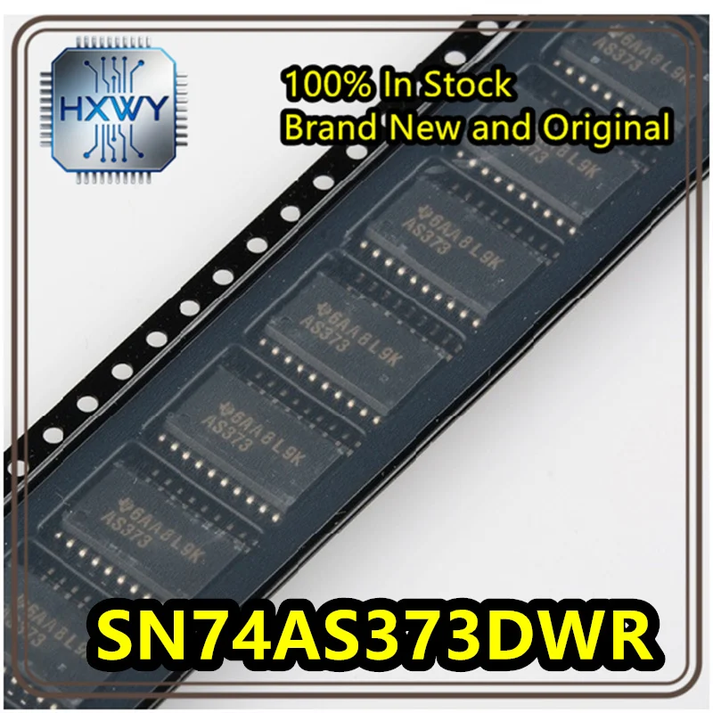 (1/5 piece) SN74AS373 SN74AS373DWR AS373 SOP-20 8-bit Transparent D-type Latch, Brand New Original Stock, Electronic Device IC