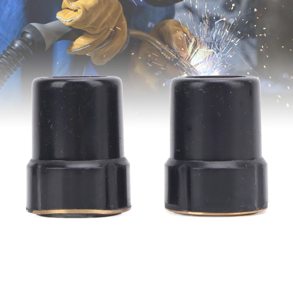 2pcs Flame Retardant ABS Plasma Cutting Shield Cup Brass PC0003 Plasma Cutter Shield Cup 40 Amps Rated Cutting Torch Shield Cup