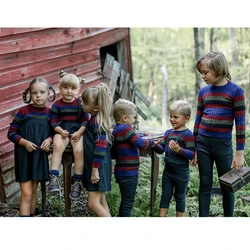 Ali Plus AW25 Denim Striped Cable Knitwear Collection Teens Denim Jumper Sweater Skirt Pants Rompers Back In Stock Sep 5th