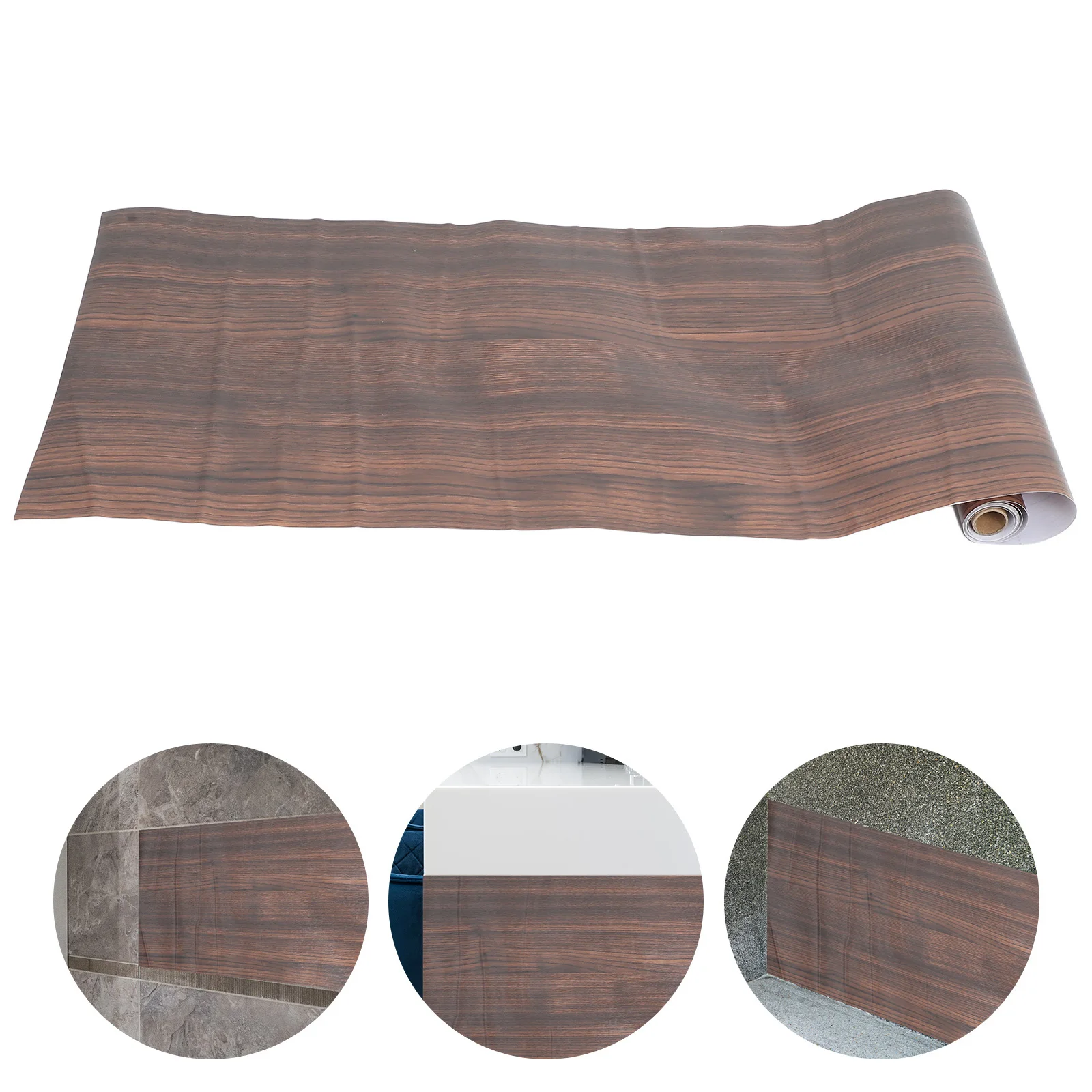 

1 Roll Peel Stick Wood Grain PVC Furniture Sticker Self Adhesive Renovation Wallpaper for Wardrobe Desk Cabinet Shelf