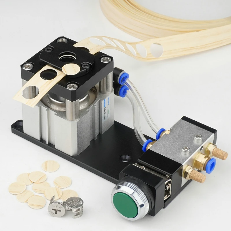 Woodworking Edge Bander Edge Banding Punching Hole Machine Hole Guide Machine Portable Edge Banding Leather Hole Punch Tool