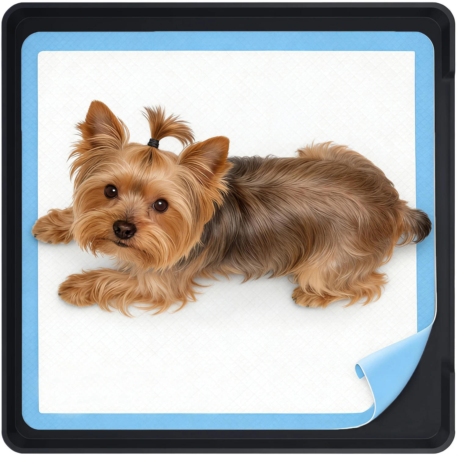 Dog urine silicone pad - suitable for 24 * 24 inch training pads, super thick anti slip, used for indoor floor protection