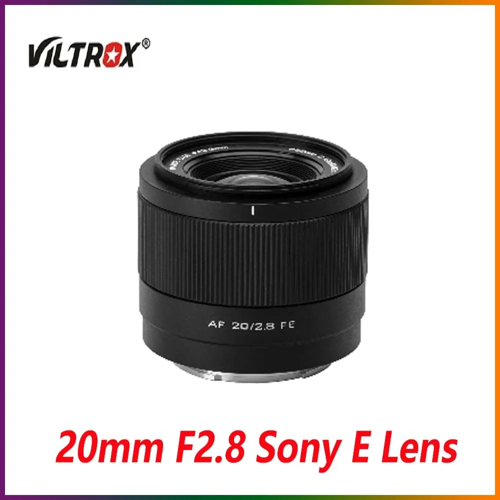 

VILTROX 20 мм F2.8 Sony E объектив для камеры полнокадровый сверхширокоугольный объектив с автофокусом VLOG для Sony ZV-E1 A7RV ZV-E10 A7C FX30