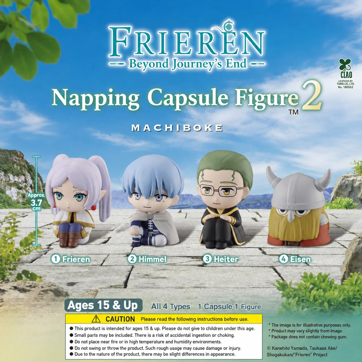 Frieren Anime Merchandise - Oryginalne Figurki Kapsułkowe Słodkie Frieren: Beyond