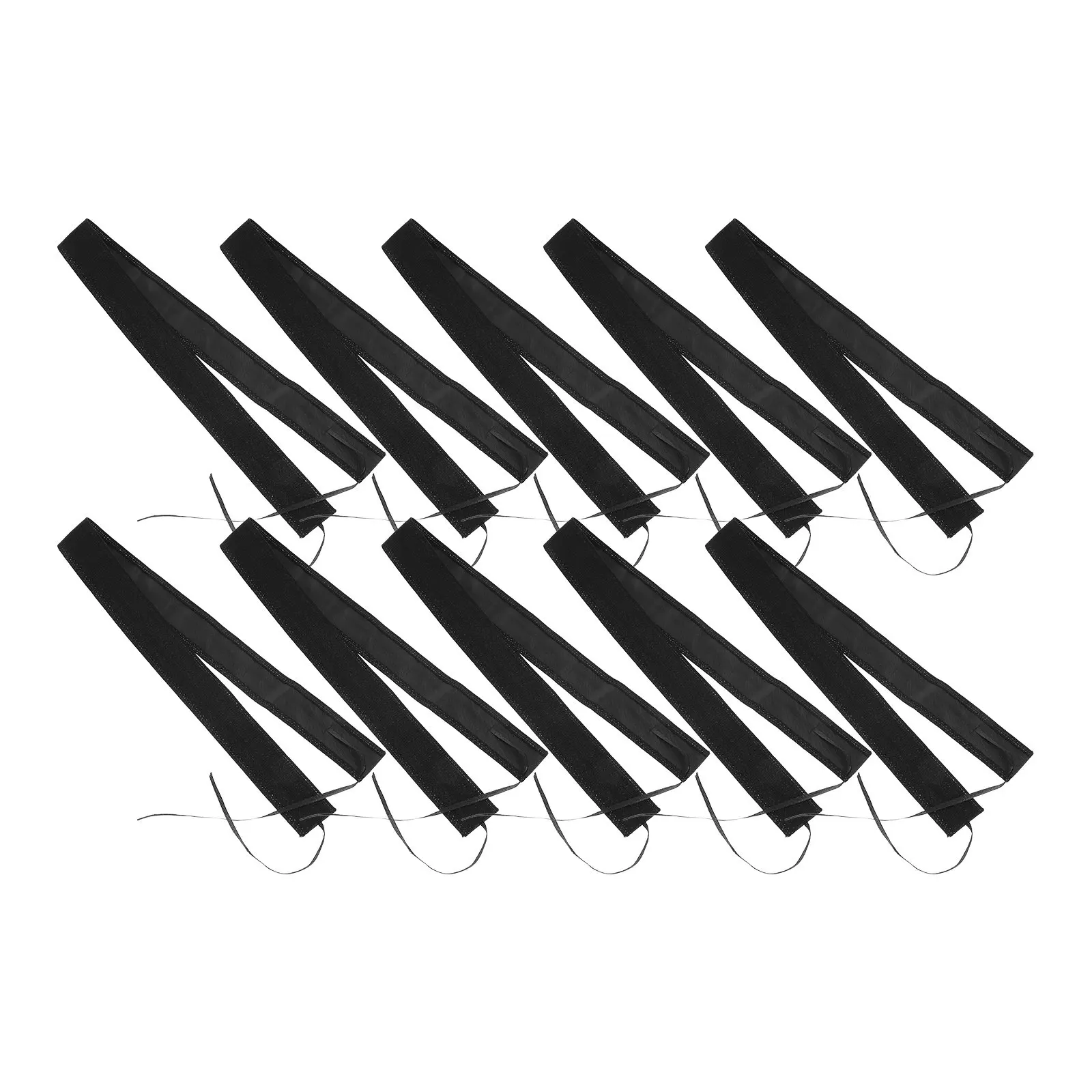 

10 шт. регулируемых хлопковых потовпитывающих вкладышей для касок с завязками, моющиеся, для сварочных работ, аксессуары для защиты, вкладыши от пота для касок