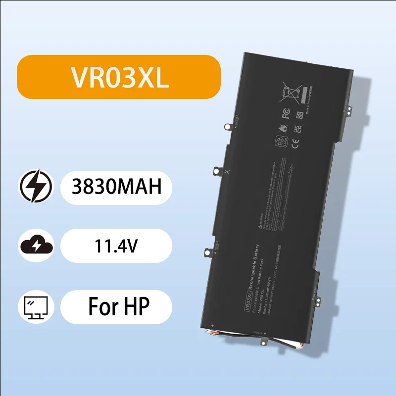 

Safe Stable VR03XL Replacement Battery For HP Envy 13-D046TU D023TU D104TU TPN-C120 11.4V 3830mAh Quality Battery