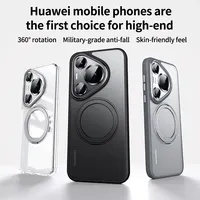 360 Magnetic Bracket Phone Case for Huawei Pura 70 Ultra P70 Pro+ Plus Alloy Strong Magnetic Bracket TPUMobile Magnetic Case