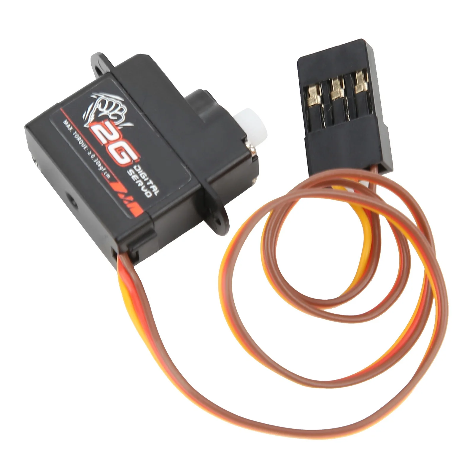 RC Digital Servo Set 2G Plastic Gear Servo for 1/24 RC Car Airplane FixedWing Helicopters