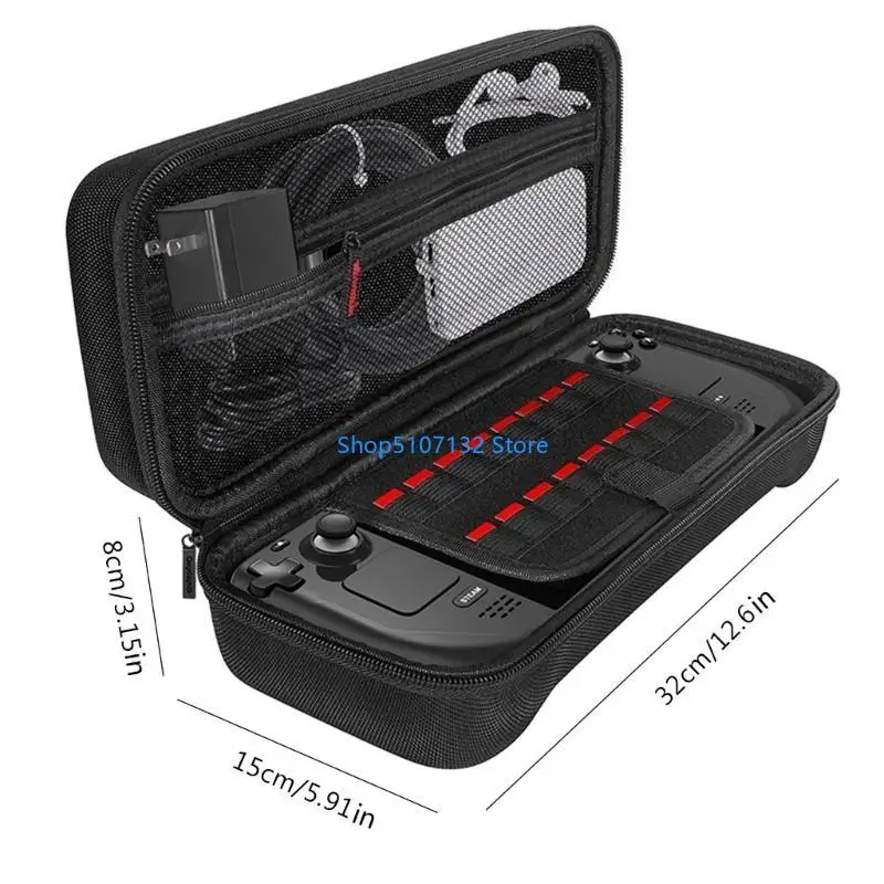 87HD من الصعب بالنسبة لحقيبة اليدين لتخزين Shell لـ Steam Deck Host Travel Portable Carning لحقيبة حقيبة منظم الحالات