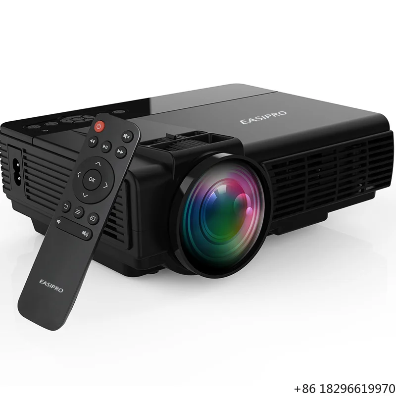 HD 1080P Projector Home Theater Advertising School Classroom Education USB Wifi Video Movie Portable Android