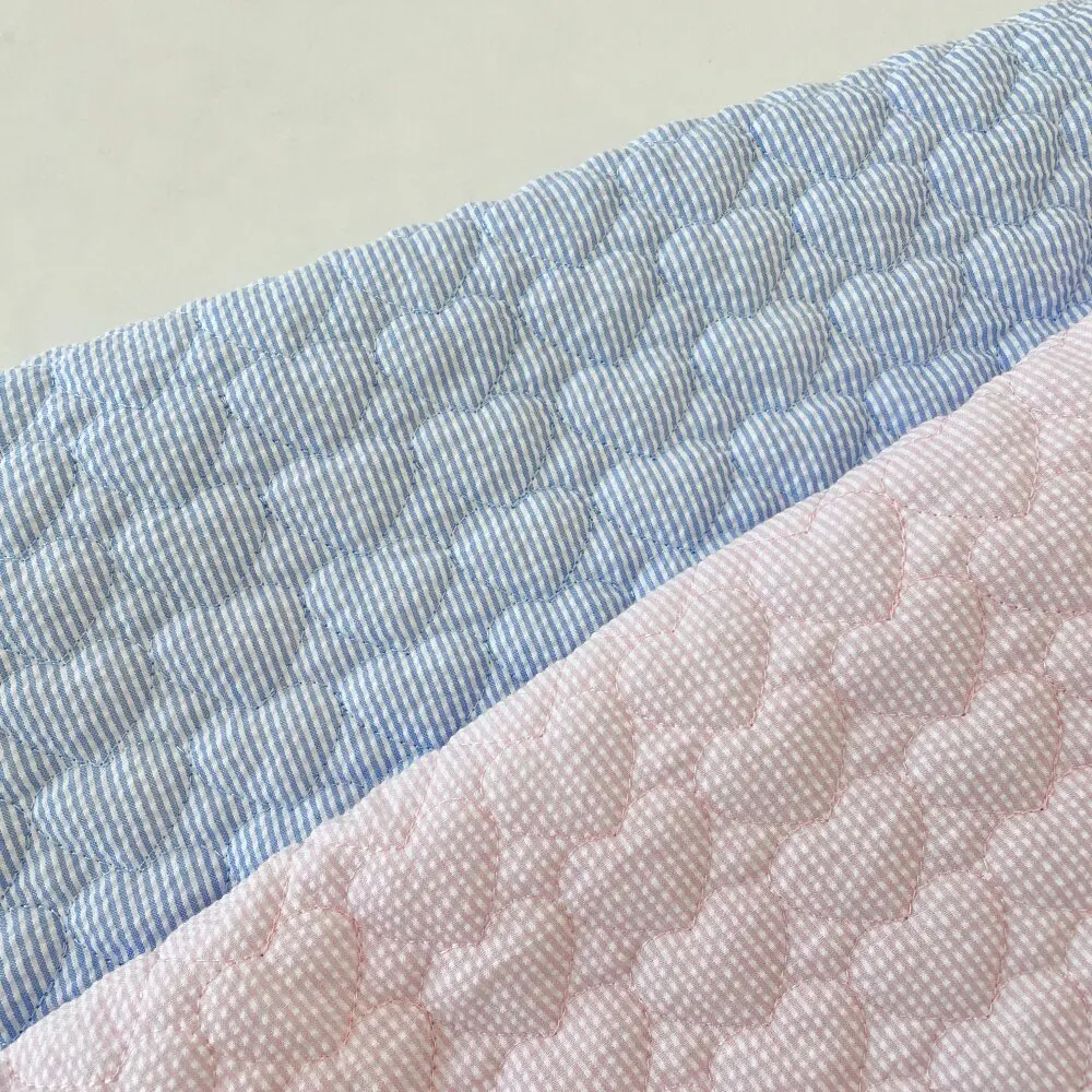137x50cm Neuer Stil Ins Knitterstoff Liebe Gesteppter Baumwollstoff Verdickter Stoff für Kleidung Kissen Tischdecke DIY – Detail 4