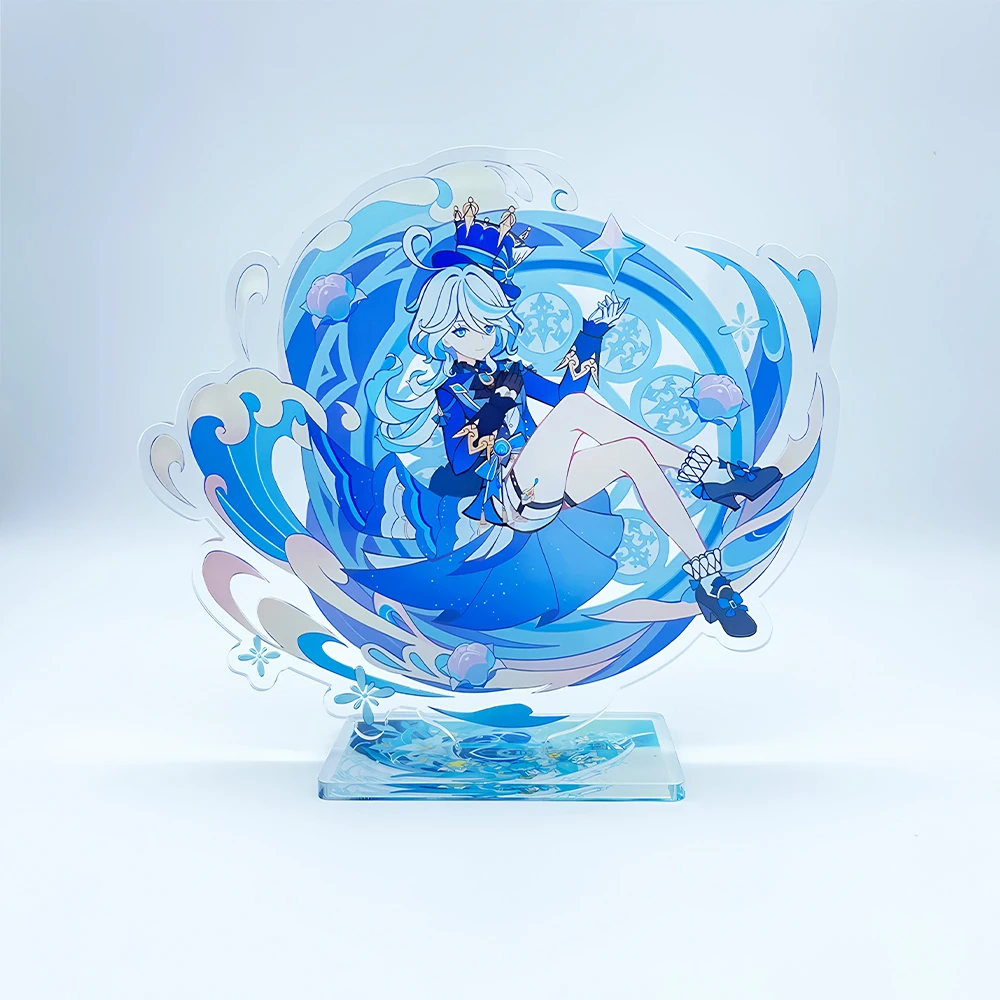 Furina Stand Acrylic Game furina Figure Wanderer Tighnari Cyno Kaedehara Kazuha Barbatos Windblume Festival Collection Prop