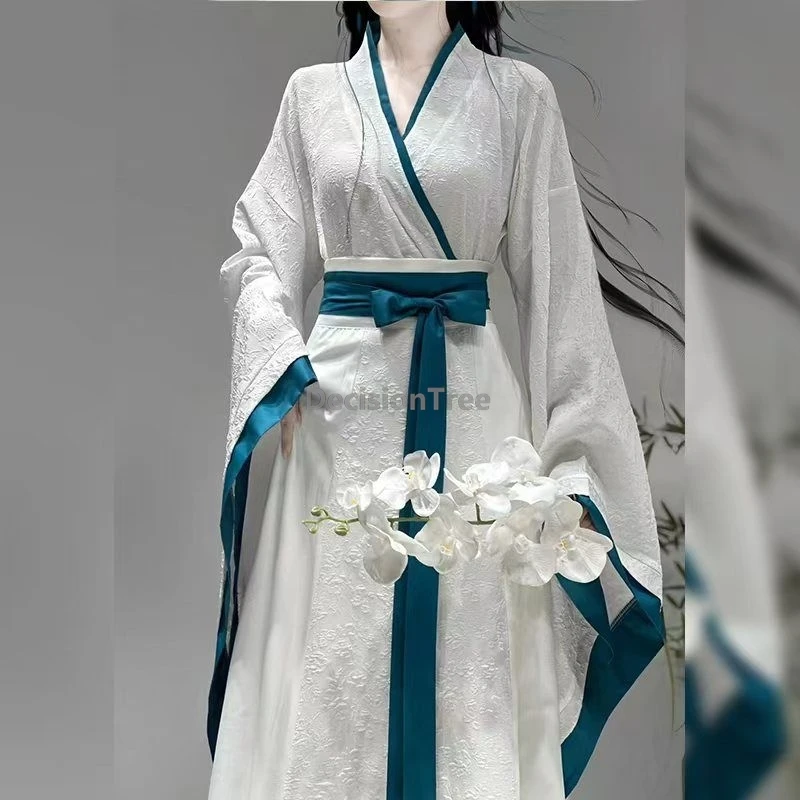 

2025 elegant exquisite jacquard wei jin hanfu classical legendary women daily temperament clothing chinese style classical hanfu