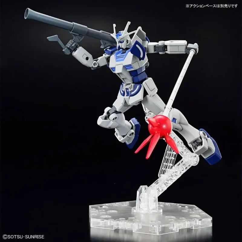 Bandai em estoque original grau de entrada a base gundam limitada lan gundam shishiaku ichigata anime figuras de ação brinquedos colecionáveis