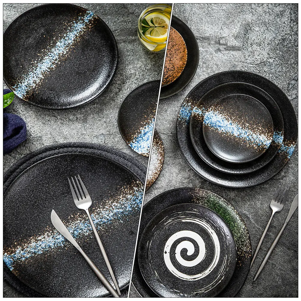 Plato Versátil Redondo para Sushi, Postres, Aperitivos, Platos Calientes, Bandeja para Postres del Día de la Madre, Plato Japonés