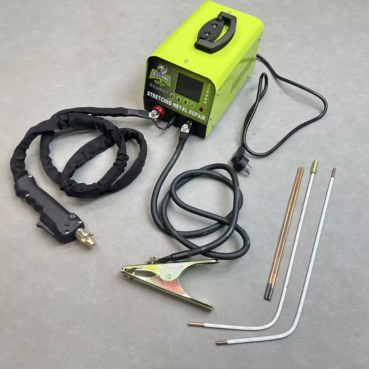 Black Rhino New Pulse Metal Shrinking Machine Automobile PDR Shrinking Box Extended Metal Repair Machine