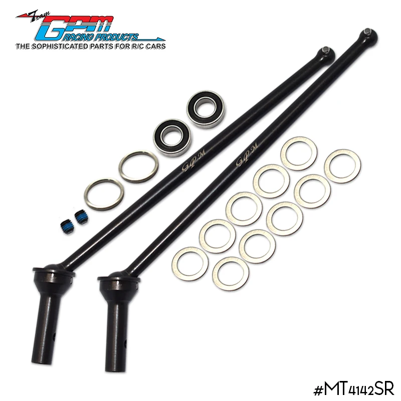 GPM Rear Hard Steel Drive Shafts CVD for TEKNO 1/10 4WD MT410 4X4 PRO MONSTER TRUCK TKR5603