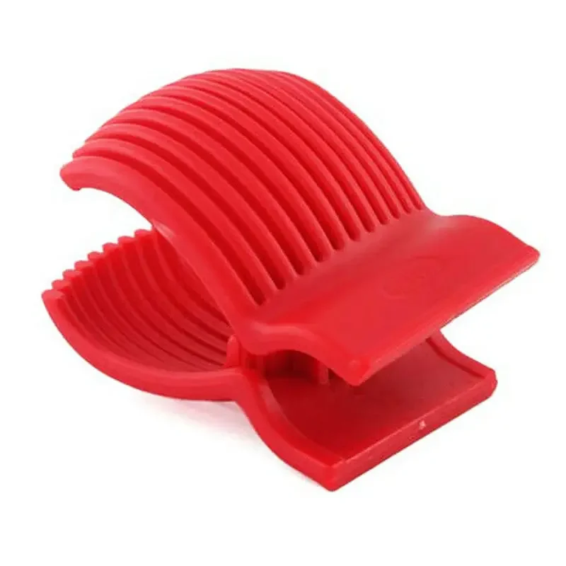 High quality boutique kitchen red tomato rack slicer potato/onion fruit and vegetable cutter plastic tools kitchen tools