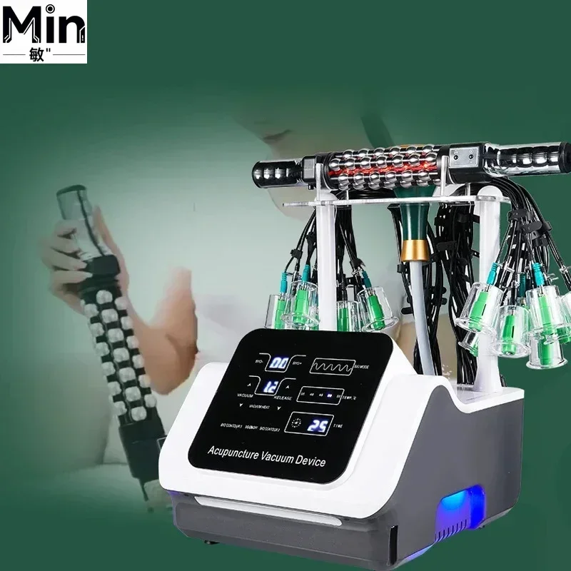 

Интеллектуальный EMS-массажер для меридианов с подогревом и роликами