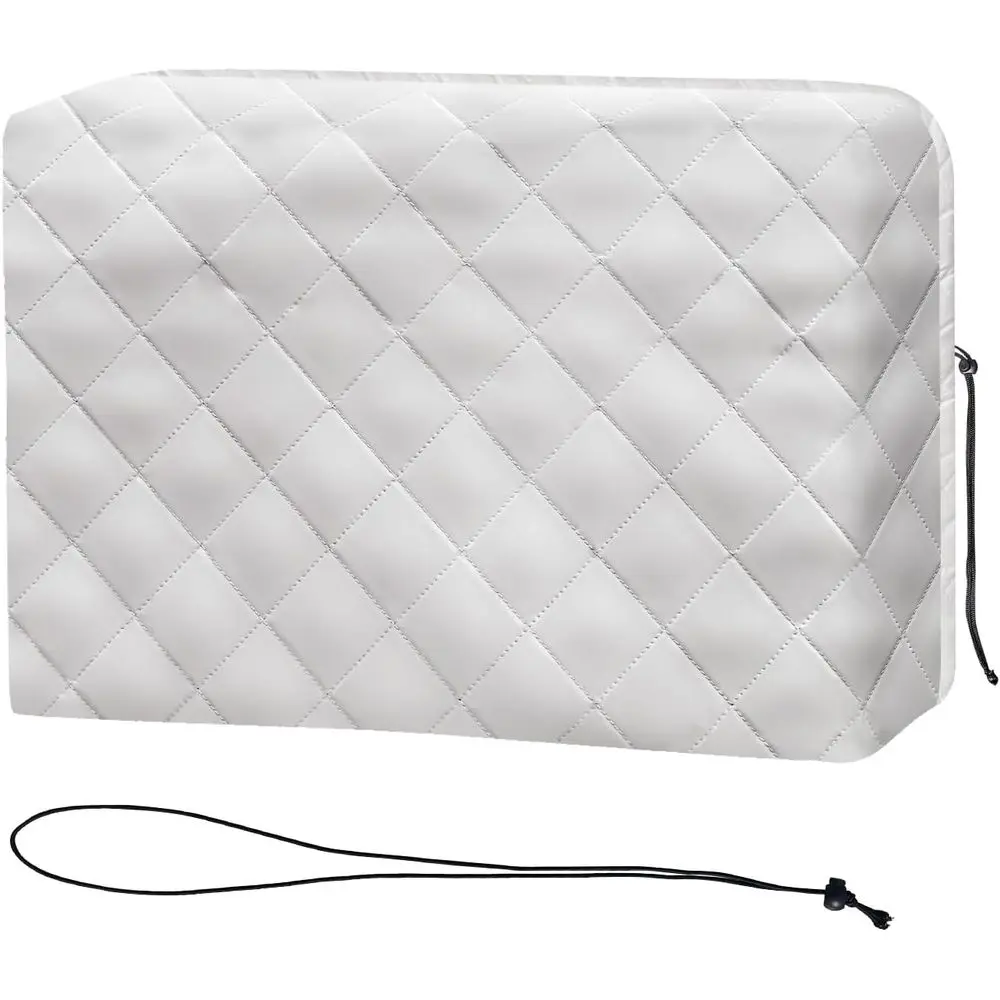 

Gray Indoor Air Conditioner Cover, Adjustable, 25L x 17H x 3.5D, with Elastic Straps for Winter Protection