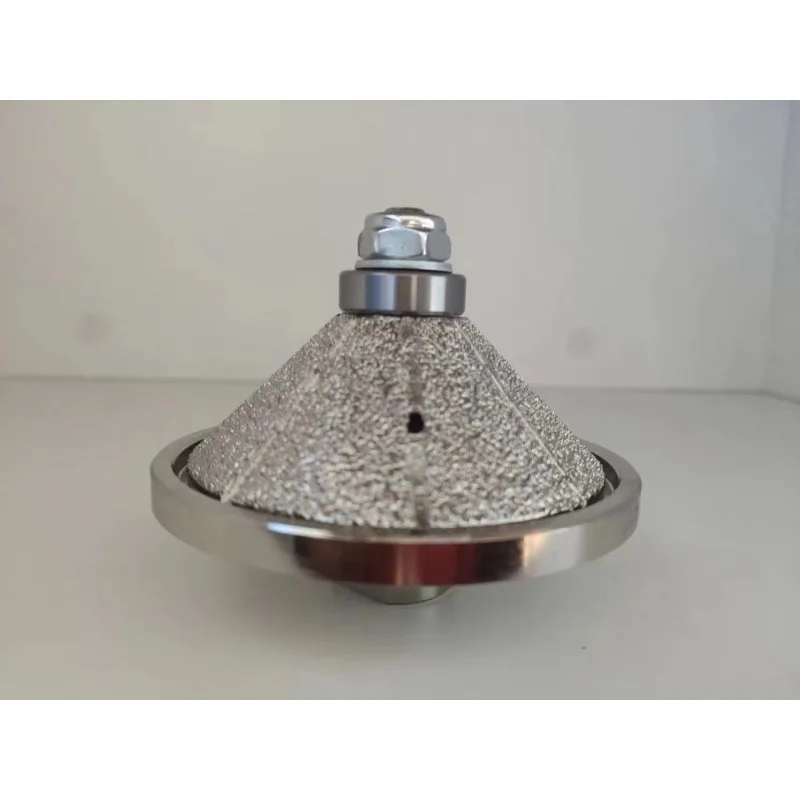 O-shaped vacuum brazing diamond profile grinding wheel for sandstone/limestone, diamond manual profile milling wheel